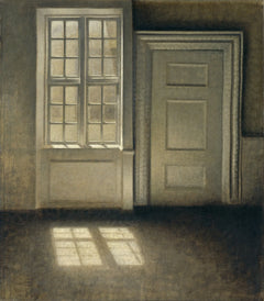 Sonnenstudium im Wohnzimmer - Vilhelm Hammershøi