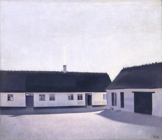 Bauernhof in Refsnæs - Vilhelm Hammershøi