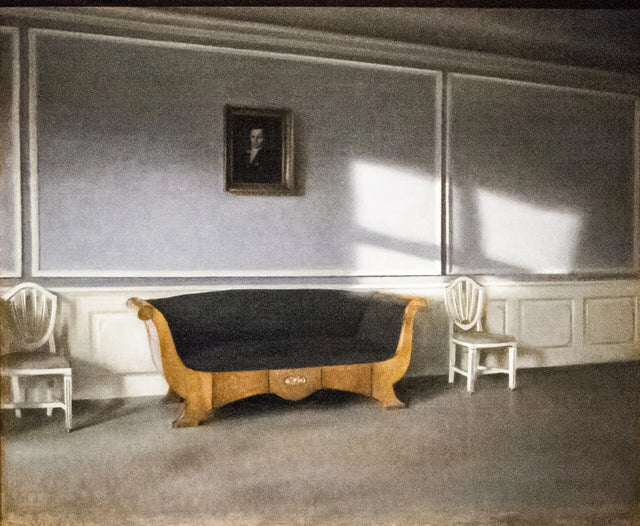 Sonne im Wohnzimmer III - Vilhelm Hammershøi