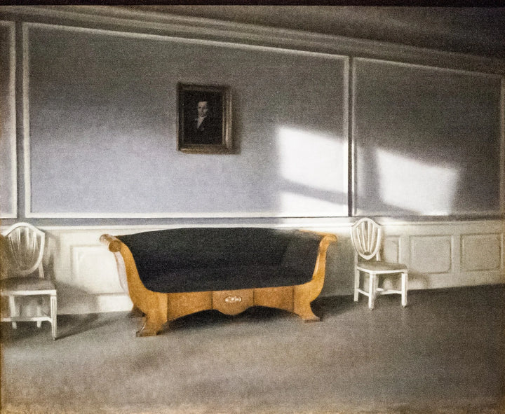 Sonne im Wohnzimmer III - Vilhelm Hammershøi