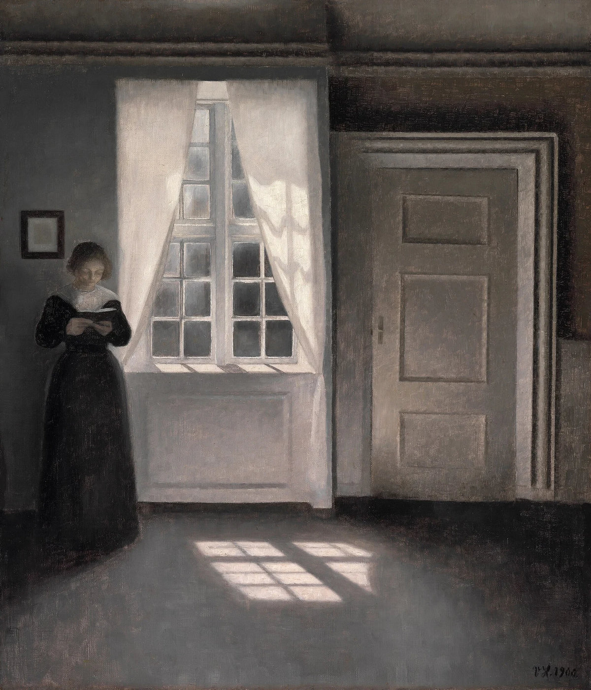 Innenraum der Strandgade 30, 1900 - Vilhelm Hammershøi
