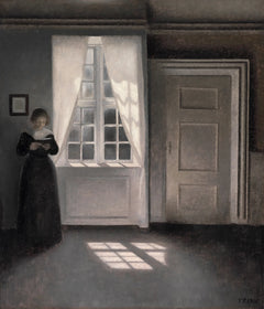 Innenraum der Strandgade 30, 1900 - Vilhelm Hammershøi