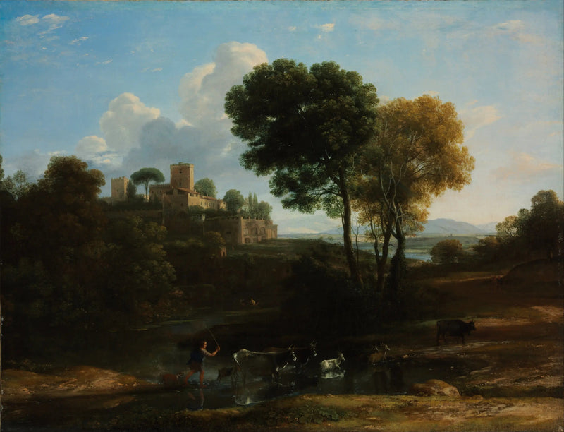 Villa in der römischen Landschaft - Claude Lorrain