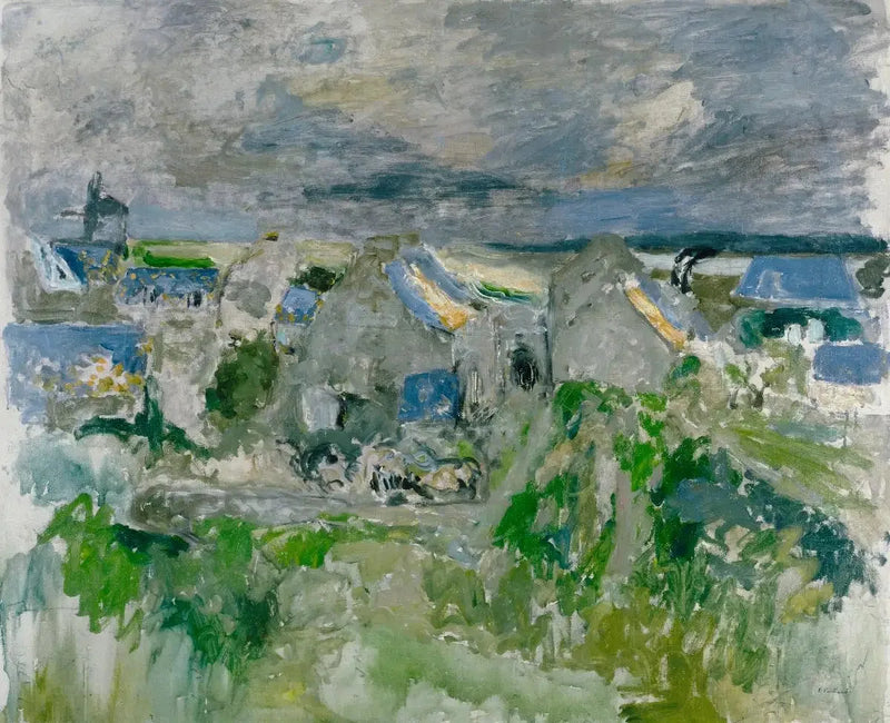 Dorf am Meerufer. Saint Jacut - Édouard Vuillard