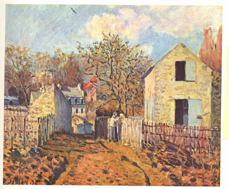 Dorf von Voisins - Alfred Sisley