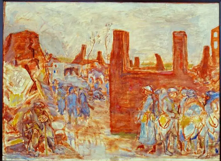 Dorf in Ruinen - Pierre Bonnard