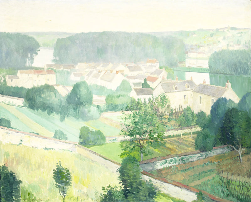 Le village de Samois-sur-Seine, France. - Gerrit Willem van Blaaderen