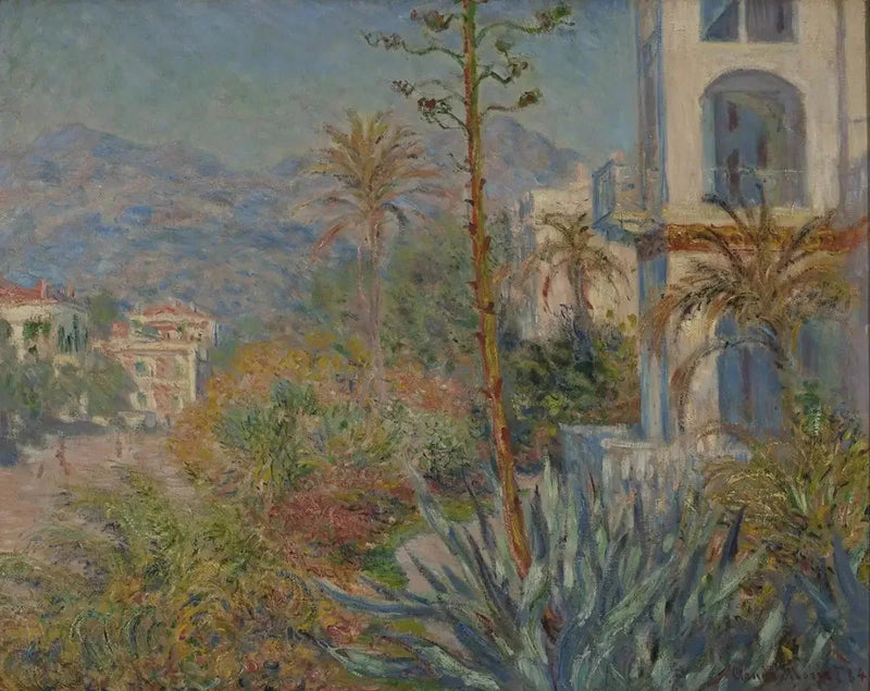 Die Villen in Bordighera W856 - Claude Monet