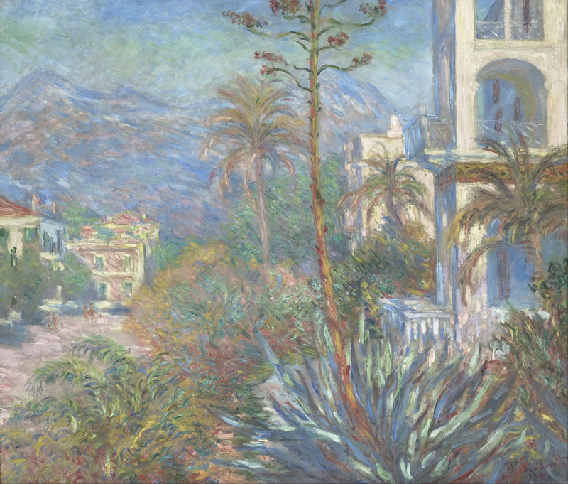 Die Villen in Bordighera W857 - Claude Monet