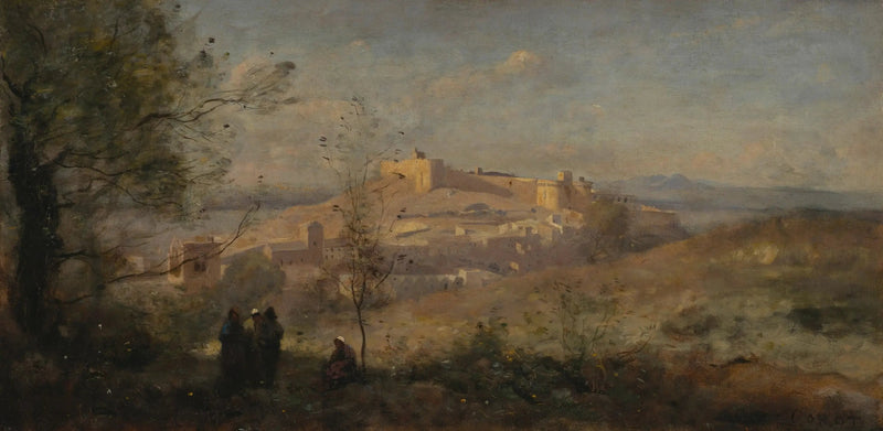 Villeneuve-lès-Avignon, Festung Saint André - Jean-Baptiste Camille Corot