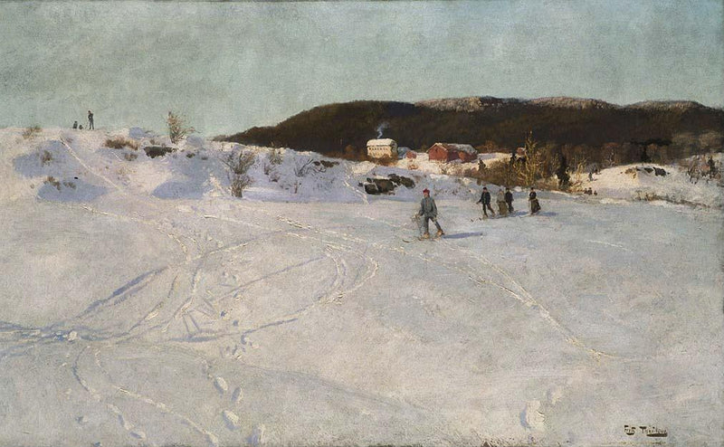 Vinter Vestre Aker – Frits Thaulow