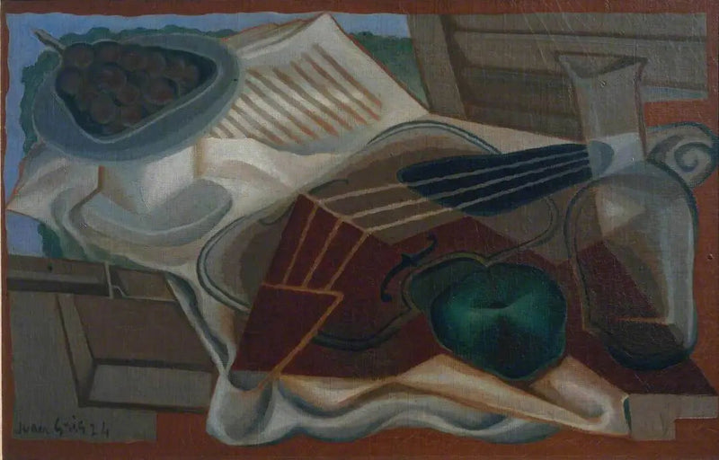 Violon und Kompottgefäß - Juan Gris