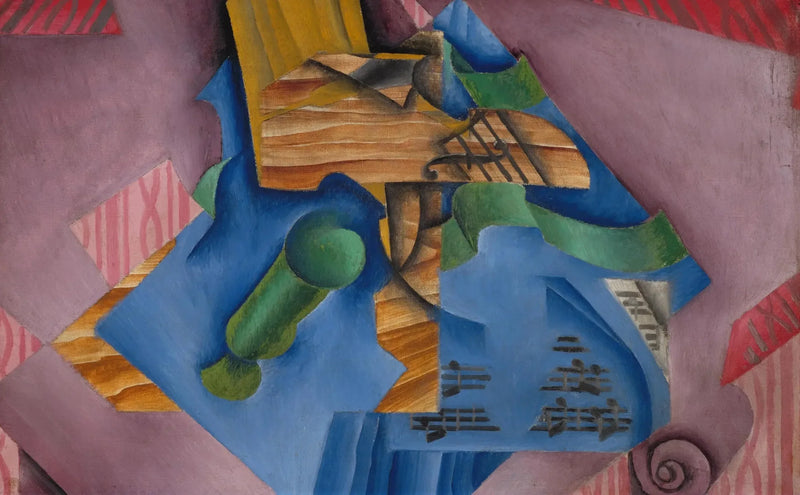 Violine und Glas - Juan Gris