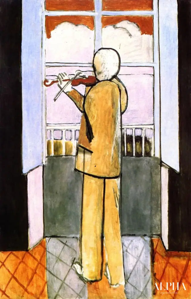 Violoniste à la fenêtre - Matisse - Reproductions de tableaux et peintures haut de gamme