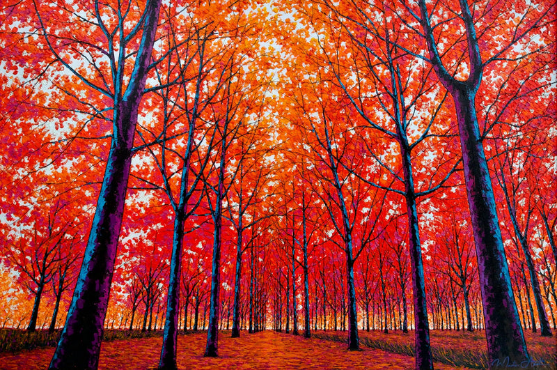 Herbstgesicht | 150 x 100 cm