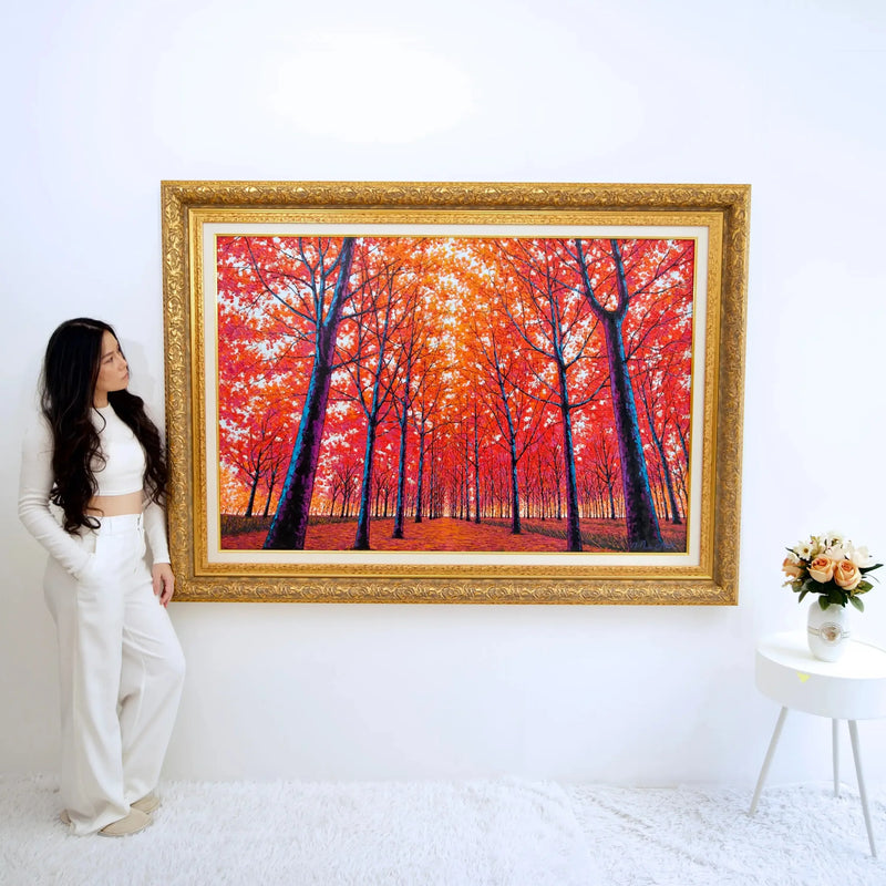 Herbstgesicht | 150 x 100 cm