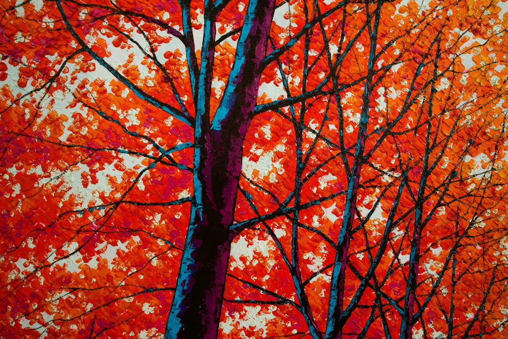 Visage d'Automne | 150 x 100 cm image 4 reproduction de peinture à l’huile