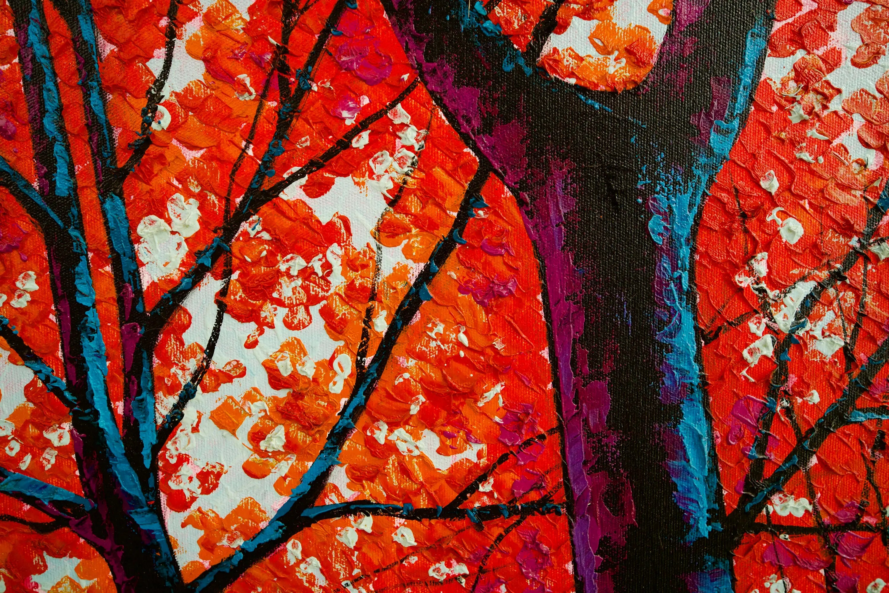 Visage d’Automne | 150 x 100 cm Reproductions de tableaux à la peinture à l’huile