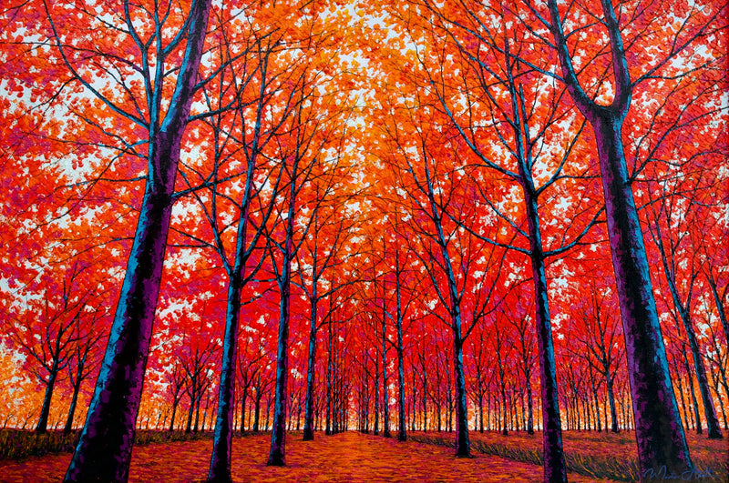 Herbstgesicht | 150 x 100 cm