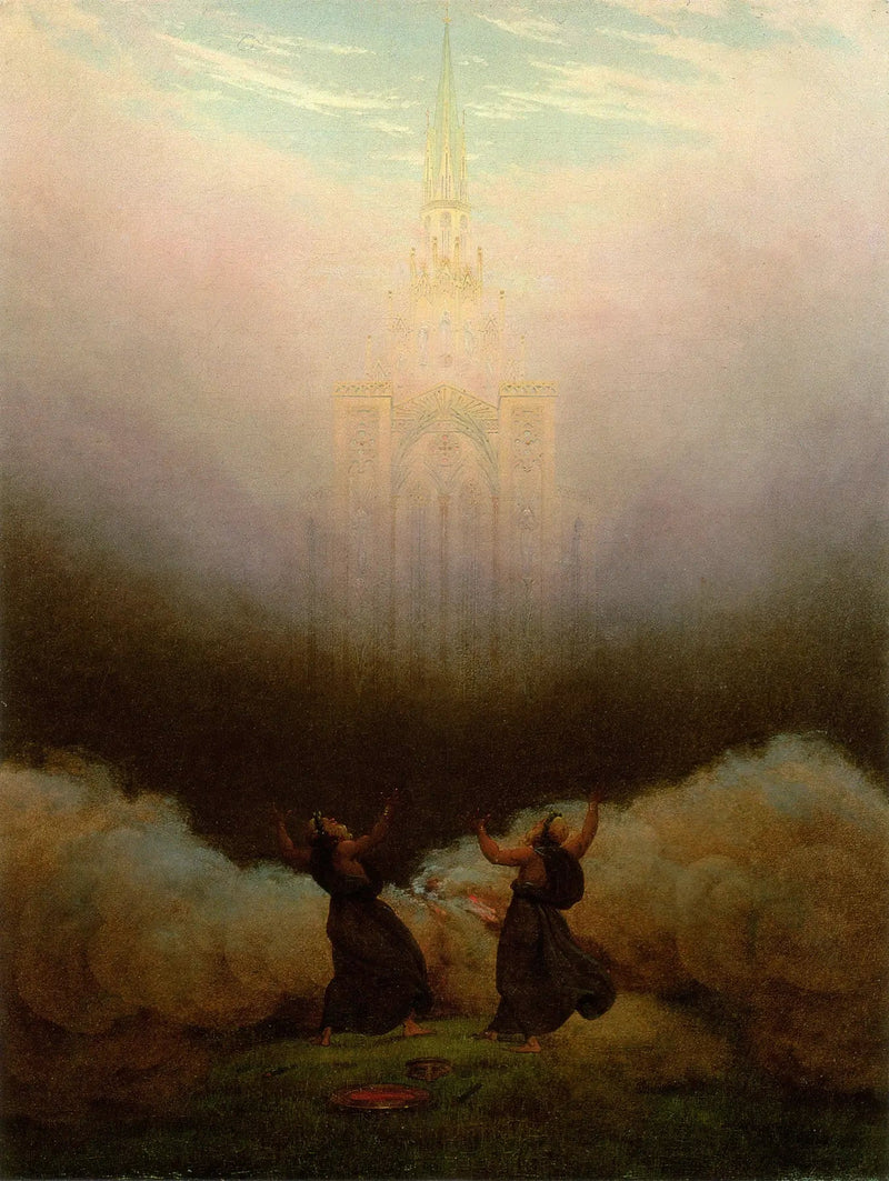 Vision der christlichen Kirche - Caspar David Friedrich
