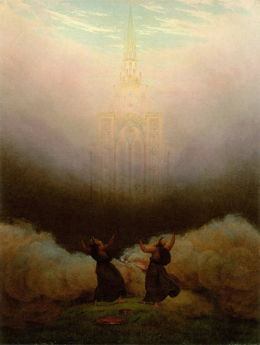 Vision der christlichen Kirche - Caspar David Friedrich