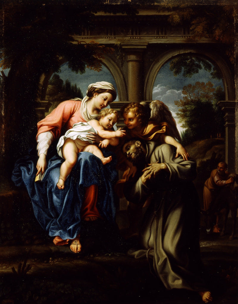 Ansicht des heiligen Franziskus - Annibale Carracci