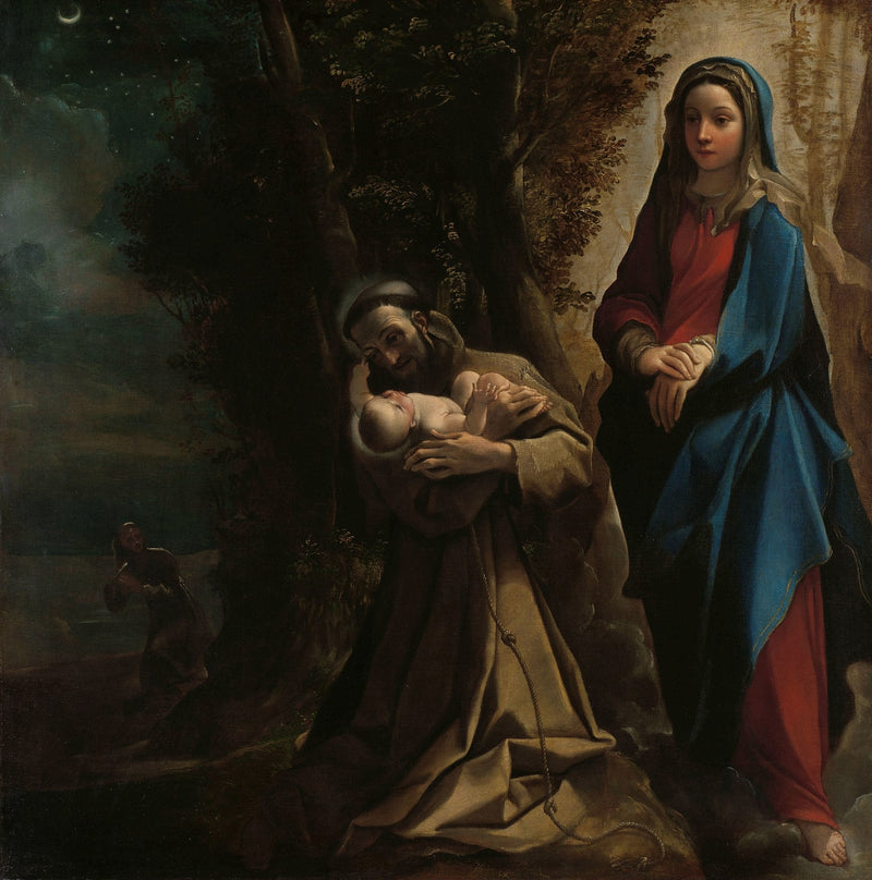 Ansicht des heiligen Franziskus von Assisi - Ludovico Carracci