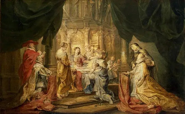 Vision des heiligen Ildefons - Peter Paul Rubens