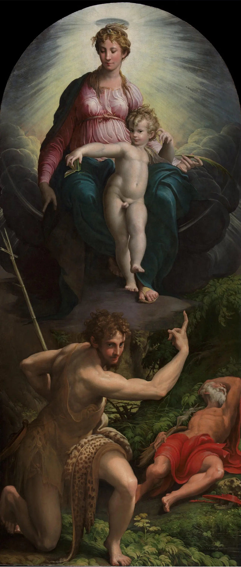 Ansicht des heiligen Hieronymus - Parmigianino