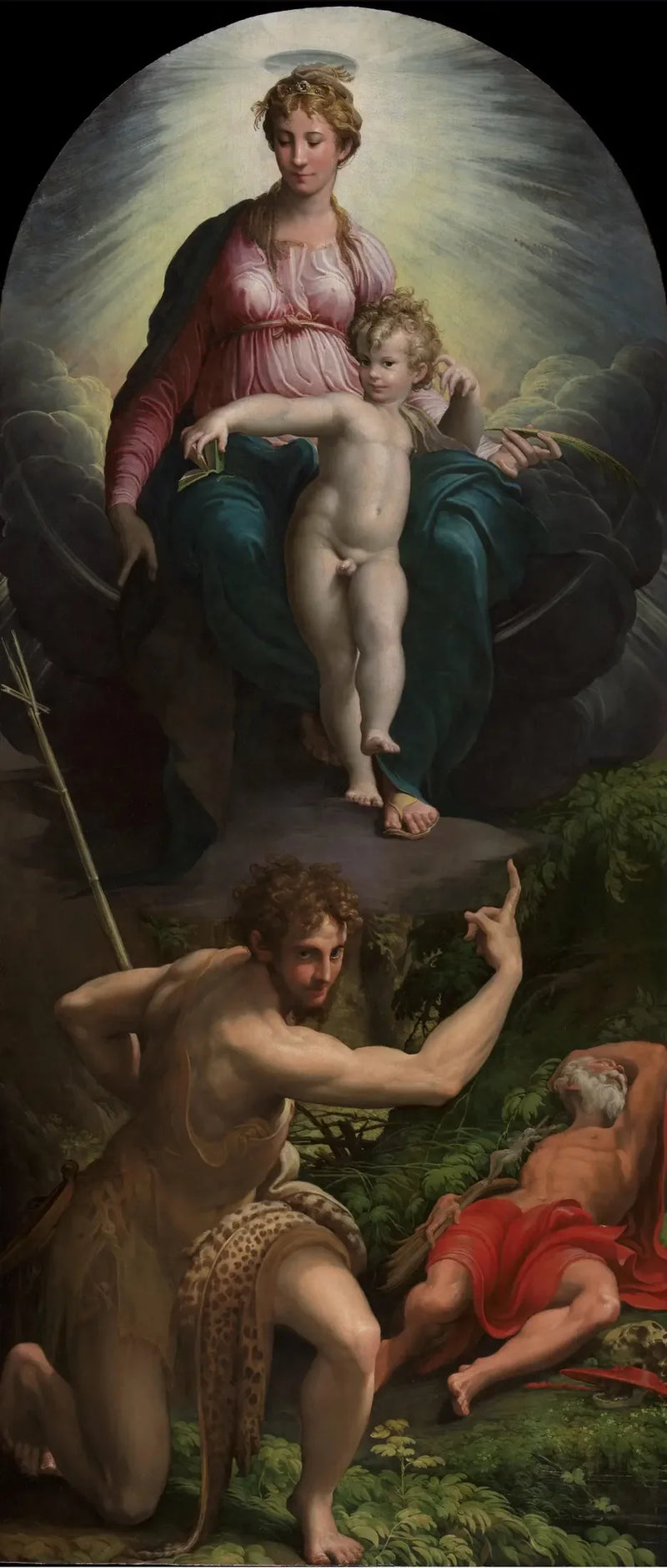 Ansicht des heiligen Hieronymus - Parmigianino