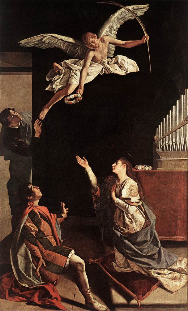 Ansicht von Sankt Cäcilia - Orazio Gentileschi