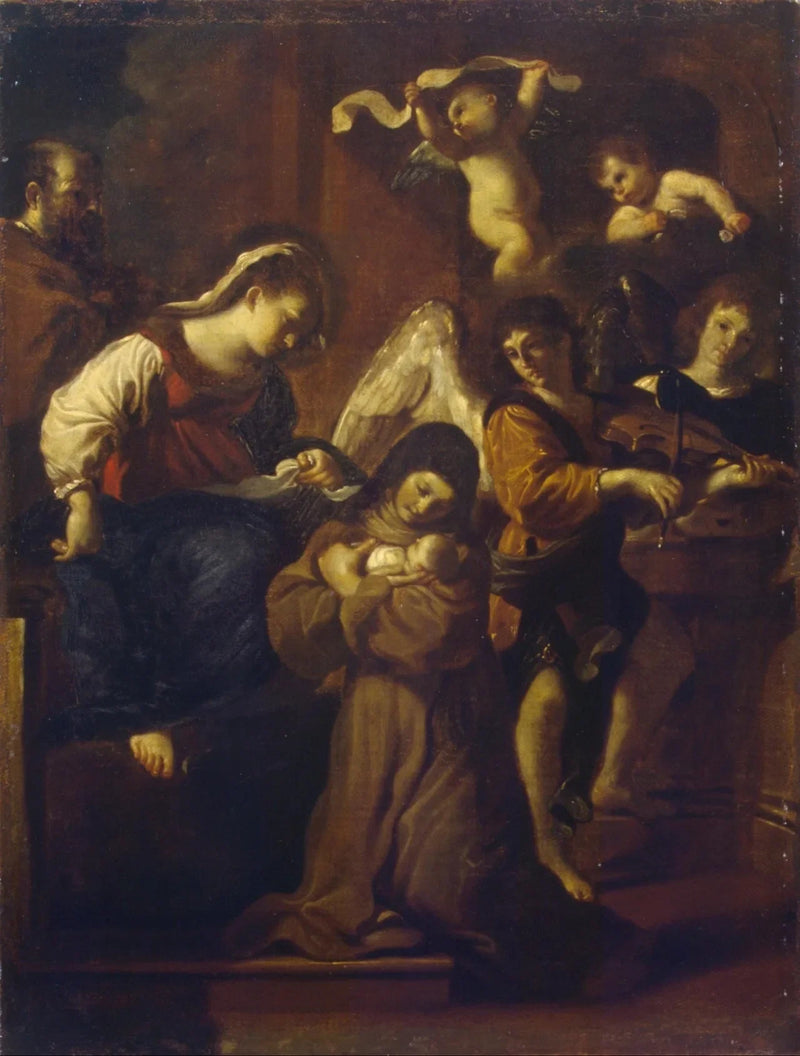 Ansicht der Heiligen Klara - Guercino