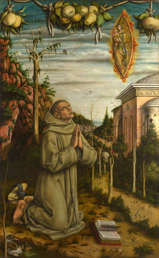 Ansicht des seligen Gabriele Ferretti - Carlo Crivelli