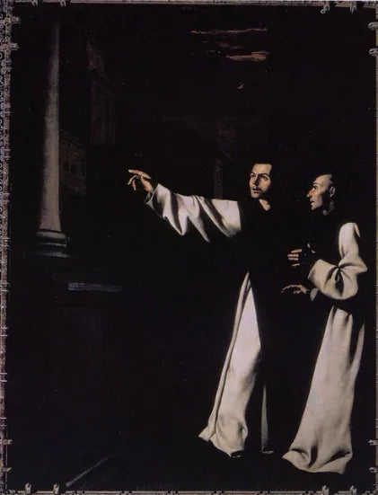 Visione premonitrice del fratello Pedro di Salamanca - Francisco de Zurbarán
