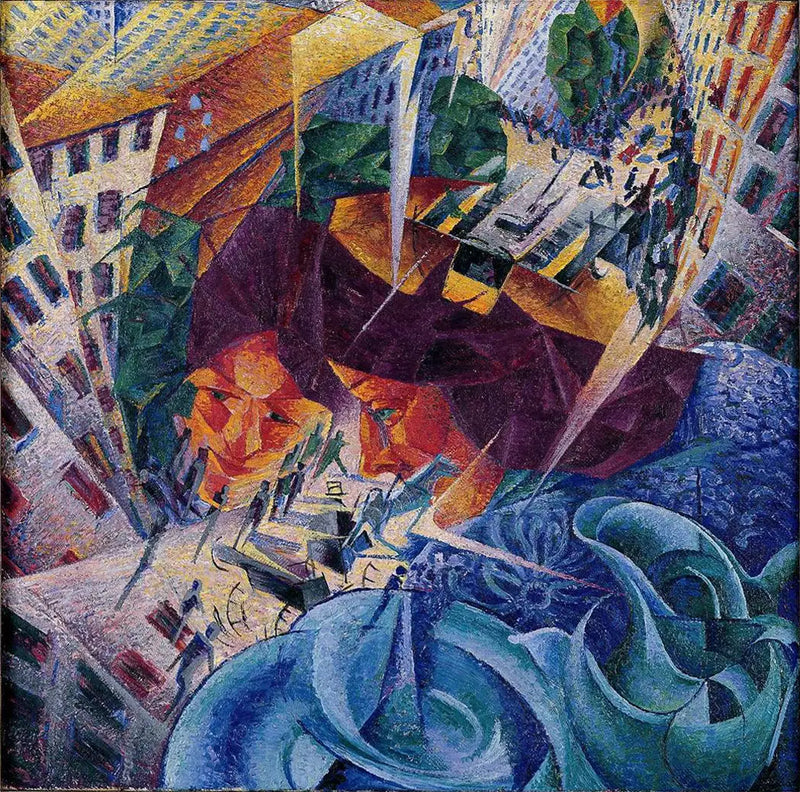 Gleichzeitige Visionen - Umberto Boccioni
