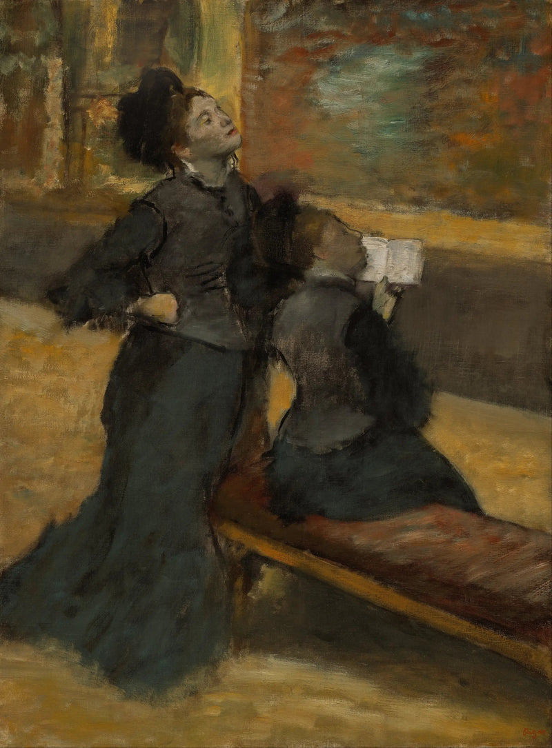 Besuch eines Museums - Edgar Degas