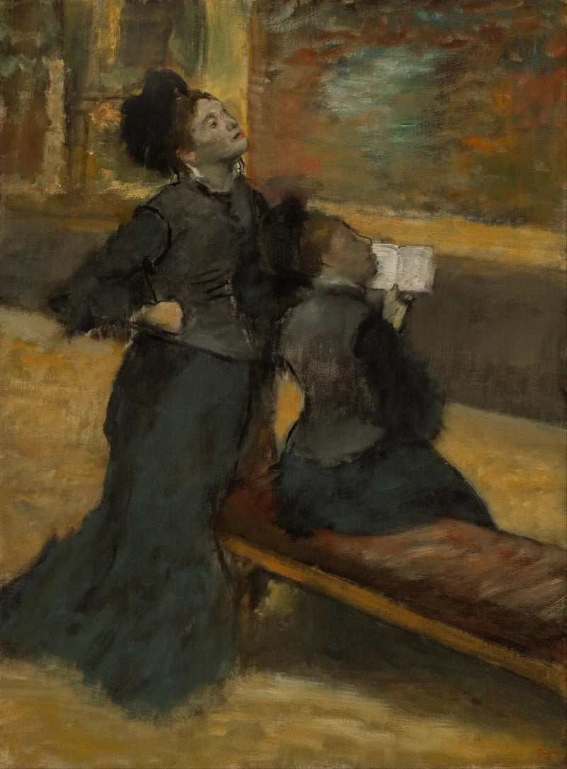 Besuch eines Museums - Edgar Degas