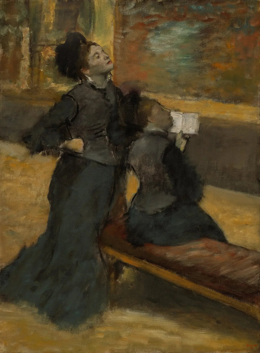 Besuch eines Museums - Edgar Degas