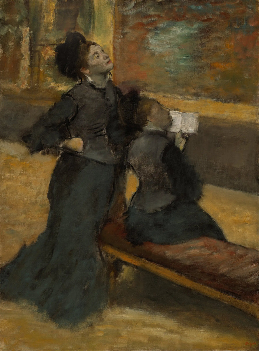 Der Museumsbesuch - Edgar Degas