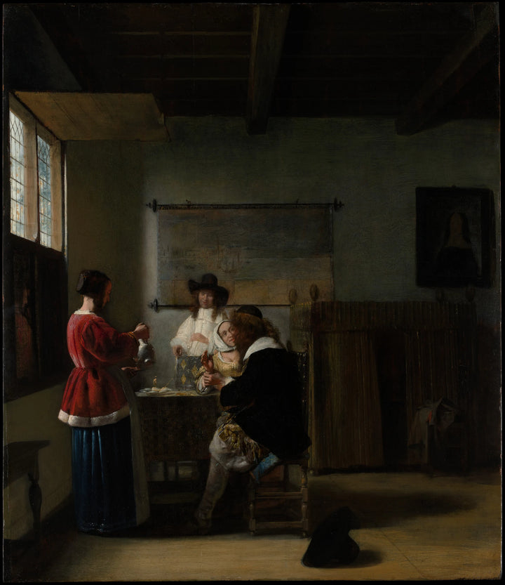 Der Besuch -Pieter de Hooch