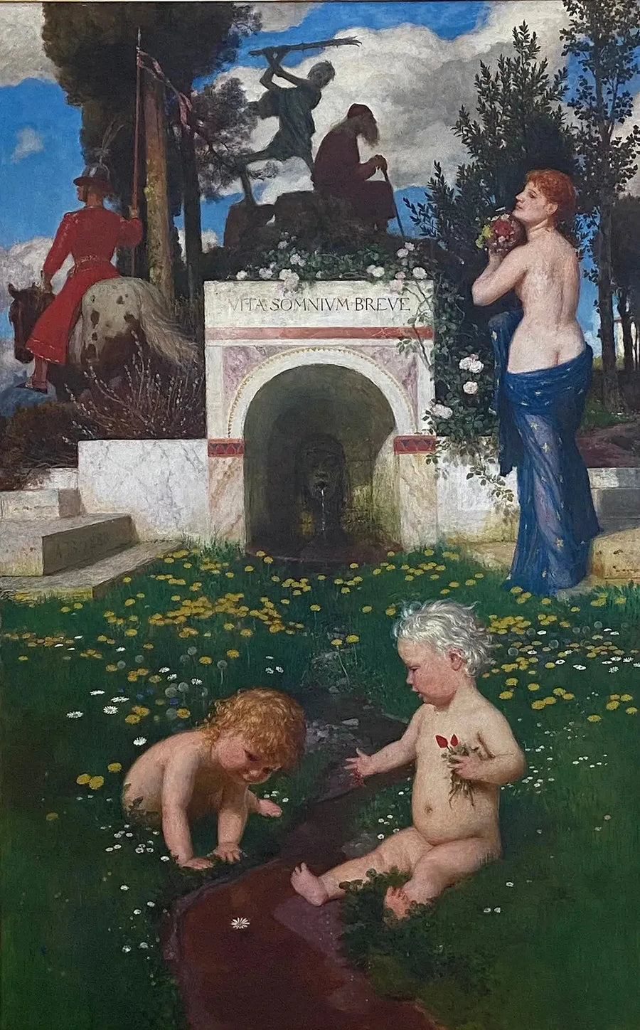 Vita somnium breve (Das Leben ist ein kurzer Traum) - Arnold Böcklin