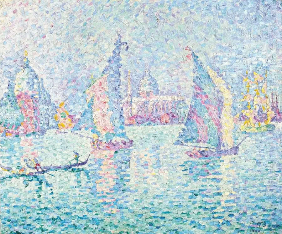 Segel Im Nebel. Kanal von Giudecca - Paul Signac
