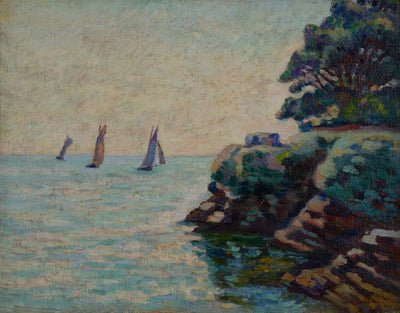 Voiliers à Saint Palais sur Mer - Armand Guillaumin - Alpha Reproduction