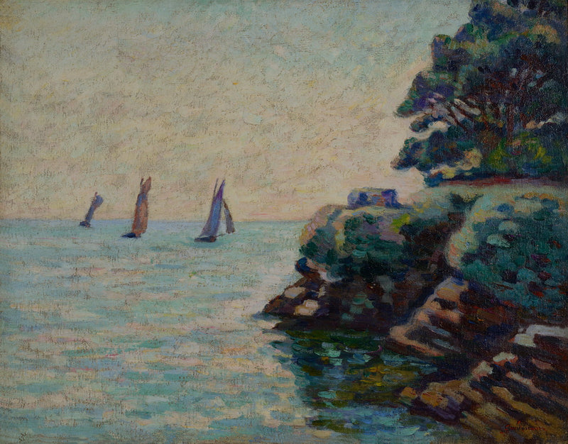 Segelboote in Saint Palais sur Mer - Armand Guillaumin