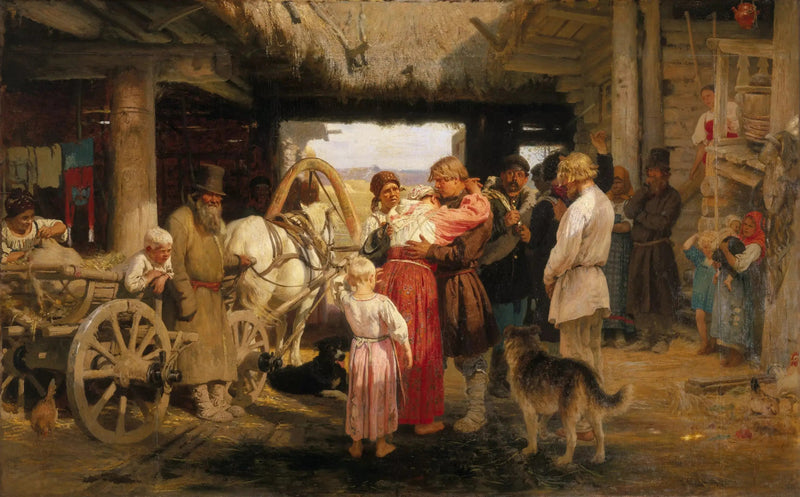 Sehen, wie der Rekrut geht - Ilya Repin