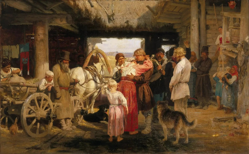 Sehen, wie der Rekrut geht - Ilya Repin