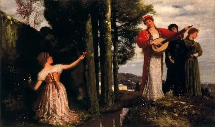 Sieh! Geradeaus zu den Ebenen - Arnold Böcklin