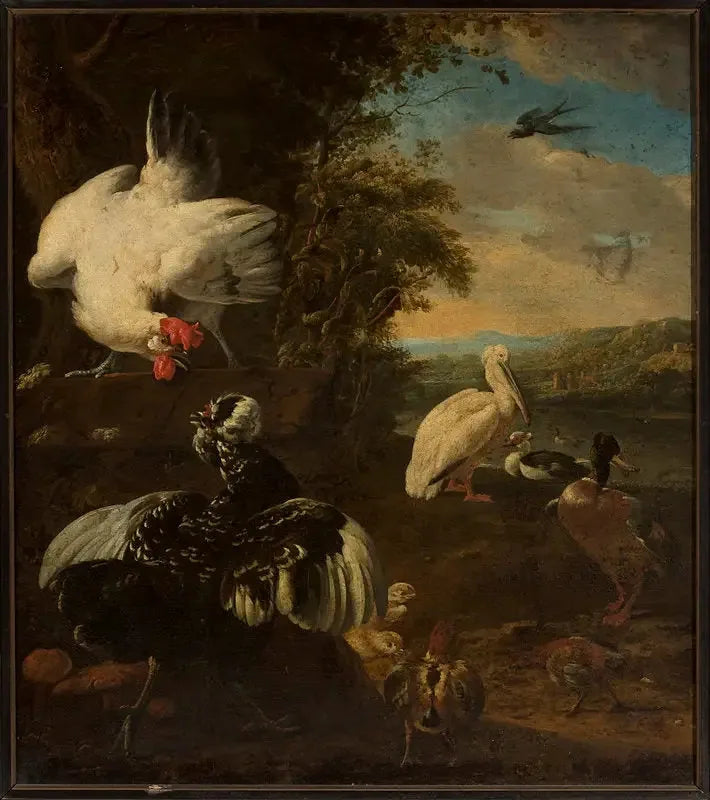 Hausgeflügel - Melchior de Hondecoeter