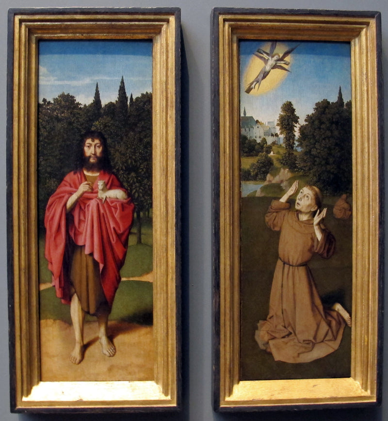 Rechte Seite Fensterladen. SAINT Jean-Baptiste. - Gérard David