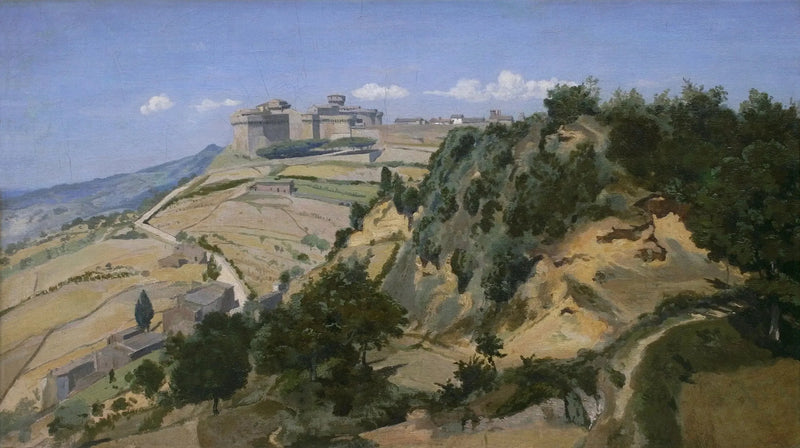 Volterra, die Zitadelle - Jean-Baptiste Camille Corot